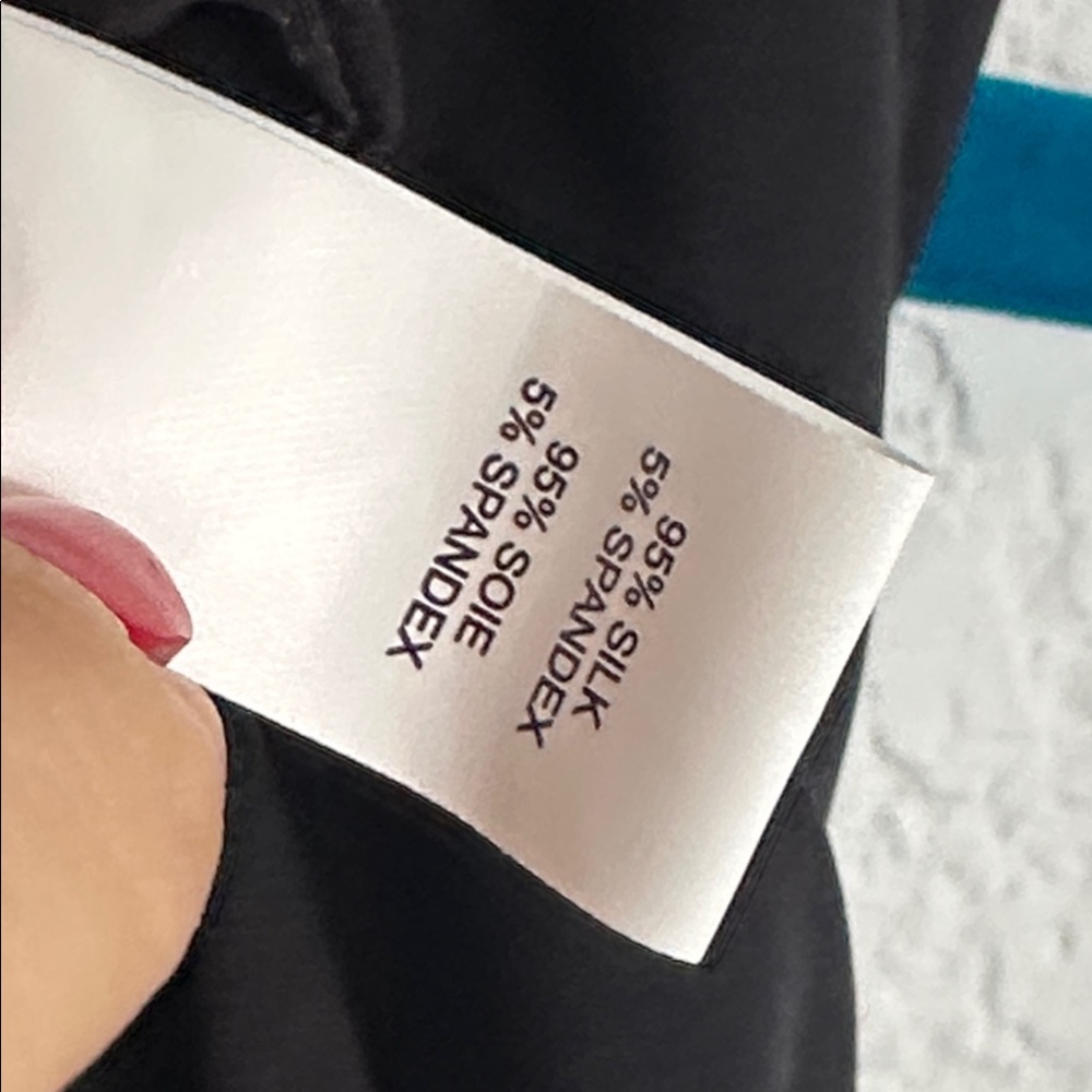 RAMY BROOK Allyn black silk pants M - Picture 15 of 16
